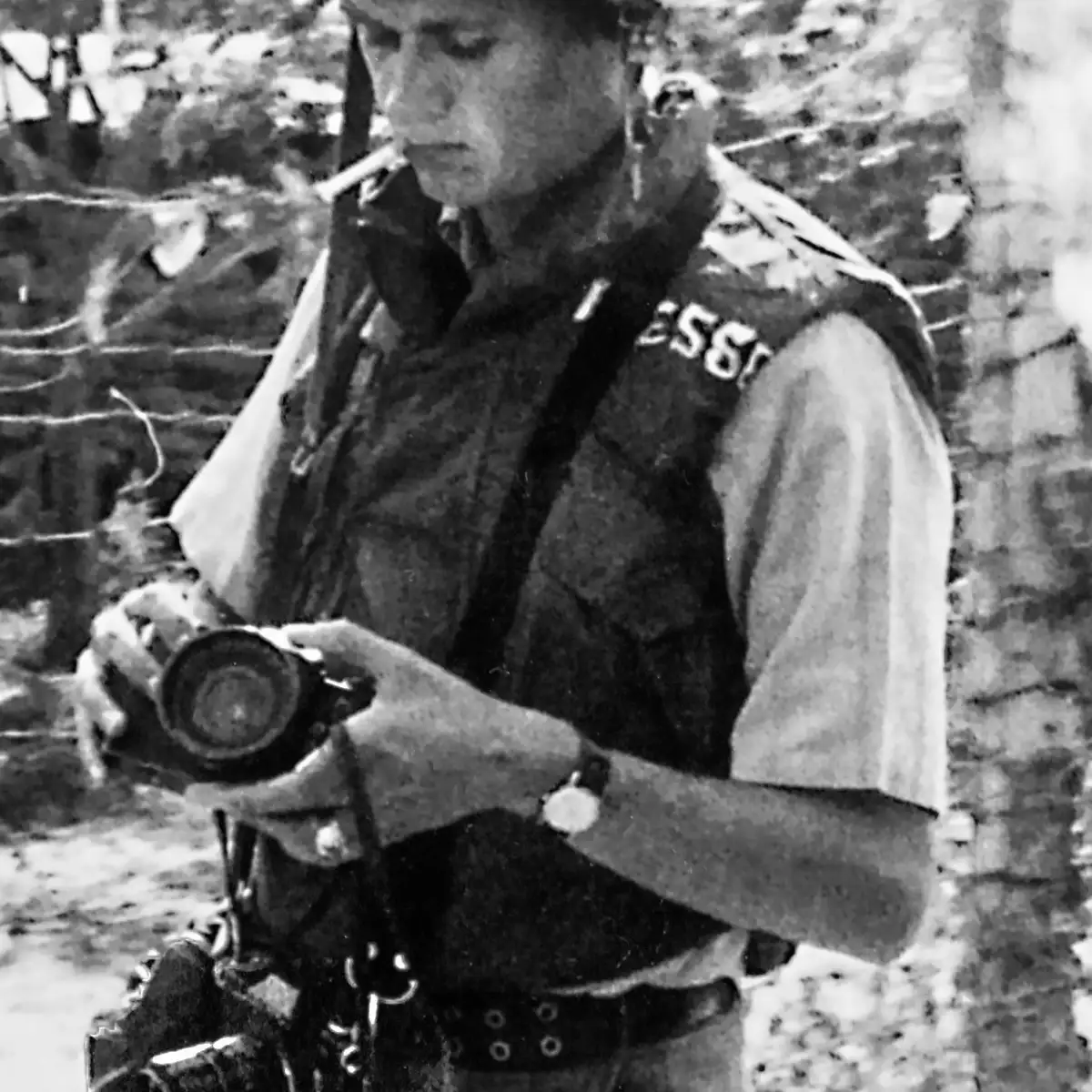 Vietnam avril 1975 - Jean-Claude Francolon casque