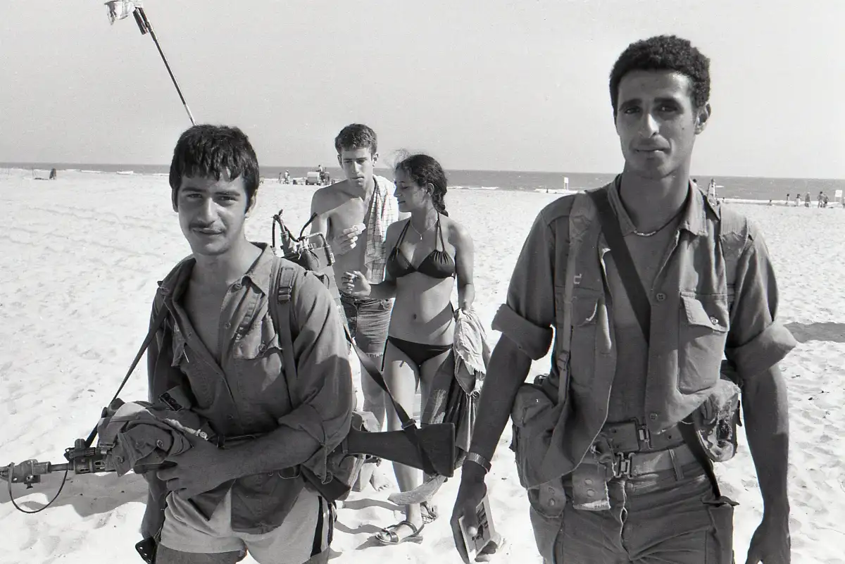 Guerre de Kippour 1973 - Repos sur la plage