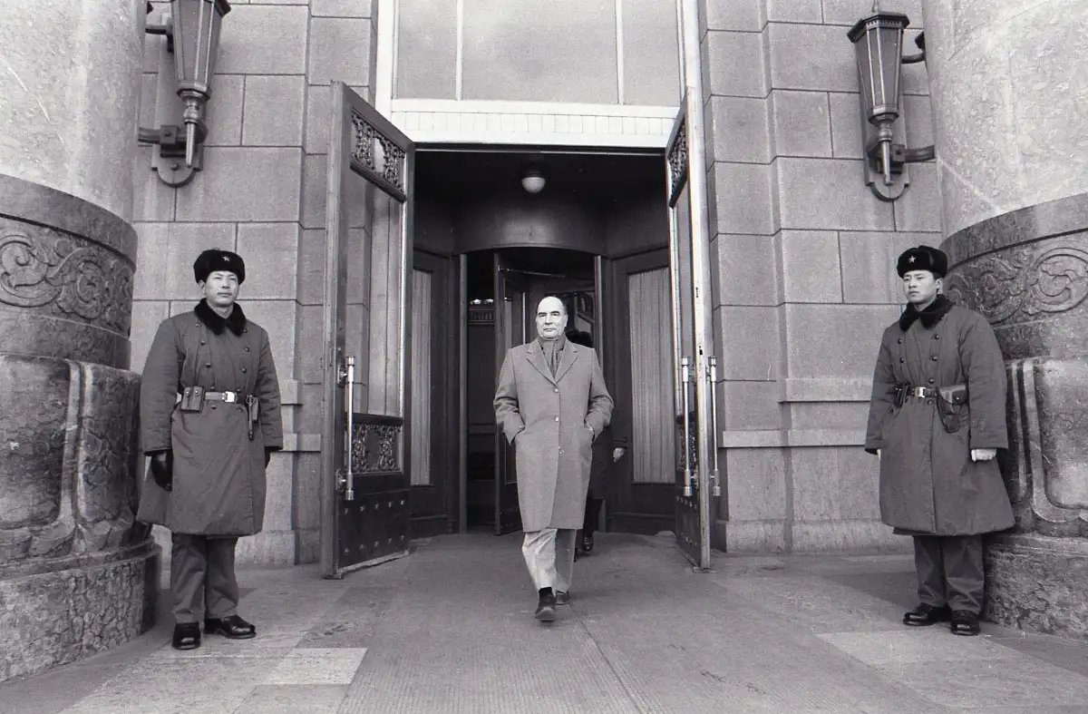François Mitterand à Pékin